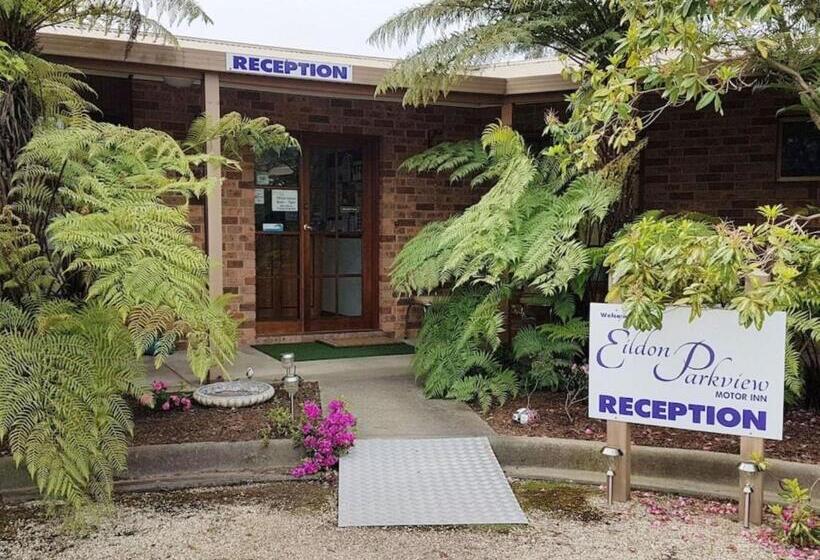 חדר סטנדרט נוף לגינה, Eildon Parkview Motor Inn Room 9