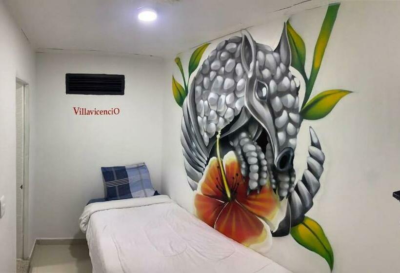 חדר סטנדרט יחיד, The Mural Hostel Bogotá