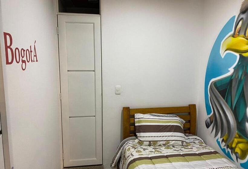 חדר סטנדרט יחיד, The Mural Hostel Bogotá
