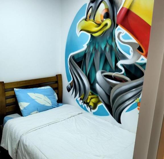 חדר סטנדרט יחיד, The Mural Hostel Bogotá