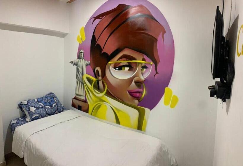 חדר סטנדרט יחיד, The Mural Hostel Bogotá
