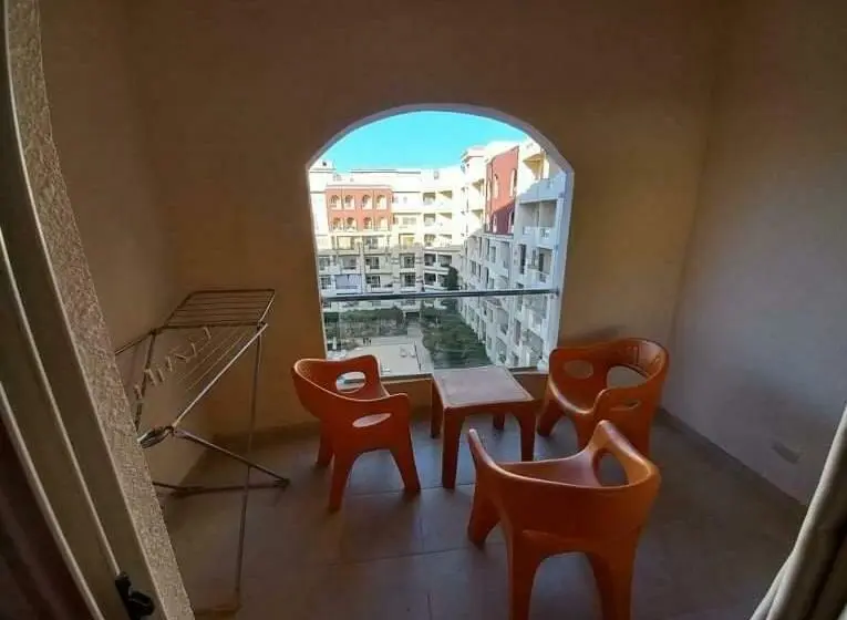 آپارتمان 1 خوابه با چشم‌انداز استخر, Florenza Hurghada Pool View Chalet # I324