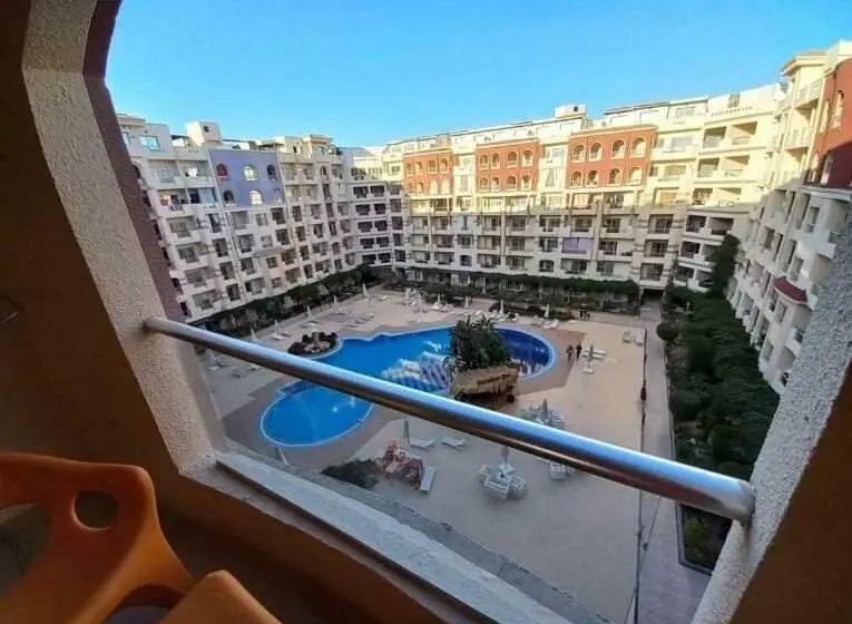 آپارتمان 1 خوابه با چشم‌انداز استخر, Florenza Hurghada Pool View Chalet # I324