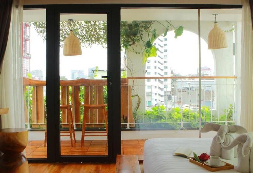استودیو استاندارد با بالکن, Duc Vuong Saigon Hotel   Bui Vien