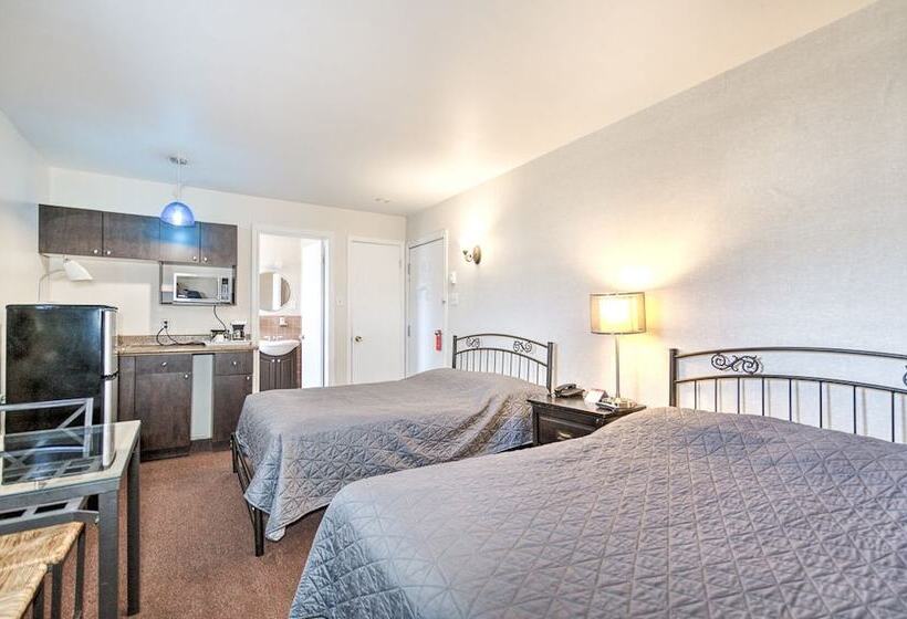 스탠다드 룸 더블 침대 2개, Motel Grande Ile