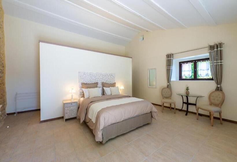 标准间带露台, Maison D Hôtes Les Caroubiers