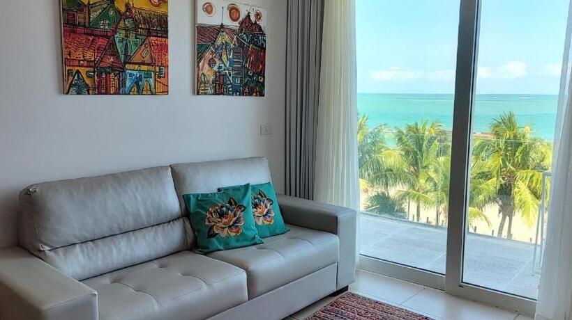Апартаменты 1 Спальня Вид на Море, Carneiros Flat Praia
