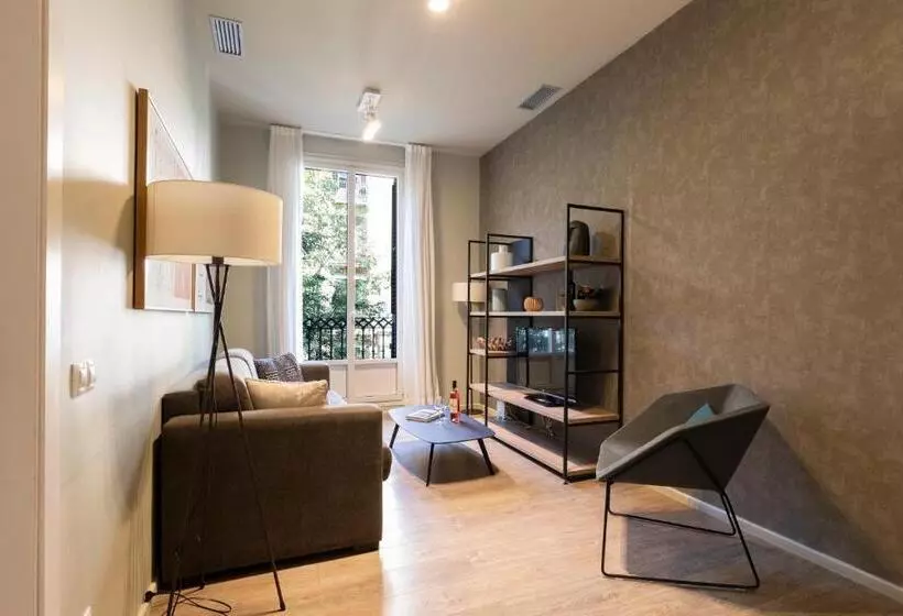 ２ベッドルームデラックスアパートメント, Aspasios Rambla Catalunya Apartments
