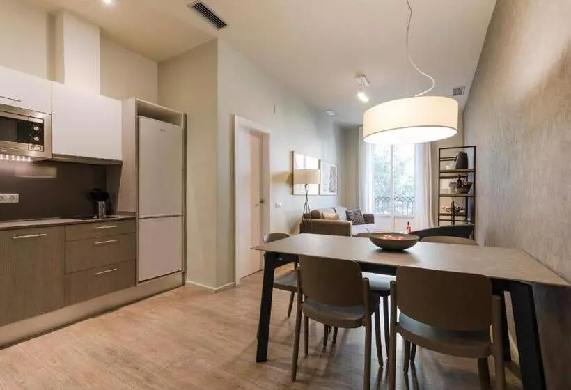 ２ベッドルームデラックスアパートメント, Aspasios Rambla Catalunya Apartments