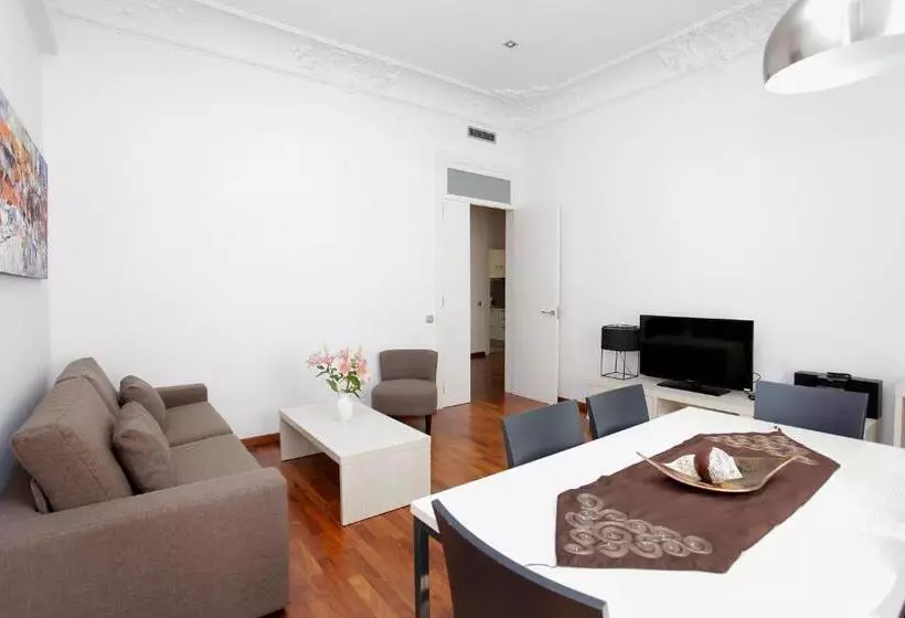 ２ベッドルームアパートメント, Aspasios Rambla Catalunya Apartments