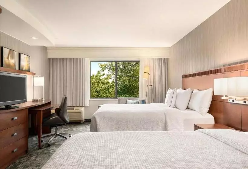 ２ダブルベッドのスタンダードルーム, Courtyard By Marriott Philadelphia Montgomeryville