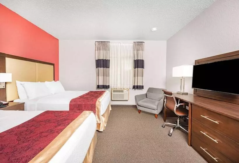 ２ダブルベッドのスタンダードルーム, Ramada By Wyndham Keystone Near Mt Rushmore