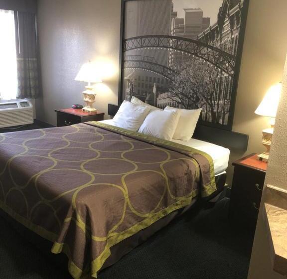 חדר סטנדרט עם מיטת קינג, Super 8 By Wyndham Harrison Oh