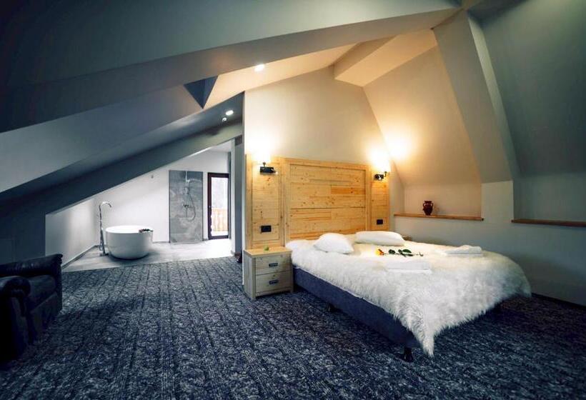 דירת דופלקס בת חדר שינה 1, Popasul Domnesc Resort& Spa Voronet Vue