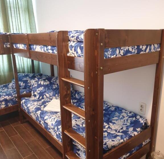 스탠다드 4인용 룸 공용 욕실, Vintage Downtown Hostel