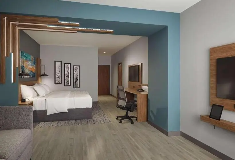 キングサイズベッドのデラックススイート, La Quinta Inn & Suites By Wyndham Bardstown