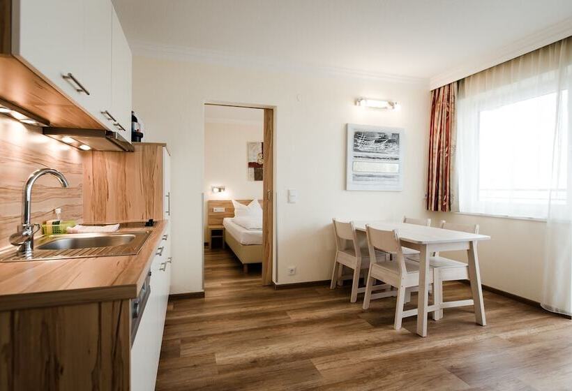 침실 1개 디럭스 아파트, Aparthotel Dorfplatzl Garni