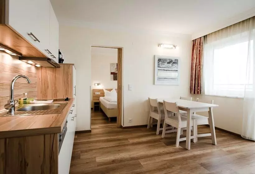 1ベッドルームのデラックスアパートメント, Aparthotel Dorfplatzl Garni