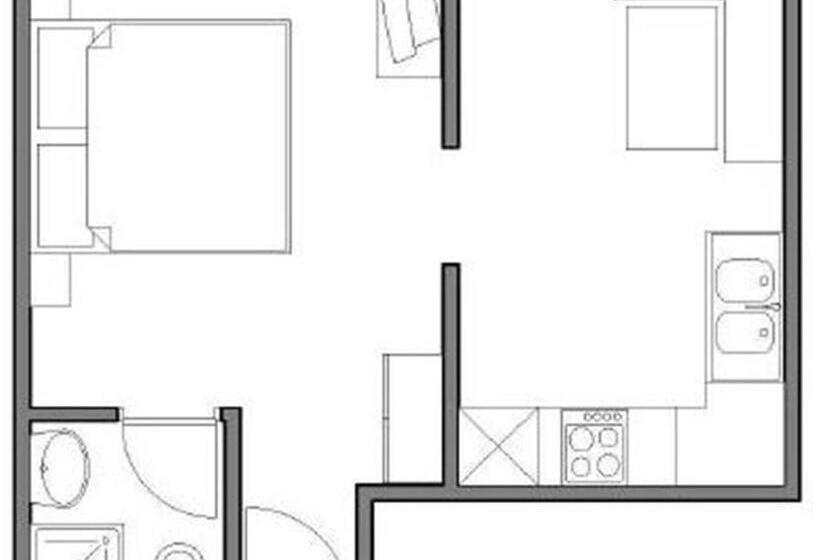 شقة غرفة واحدة, Waldhof