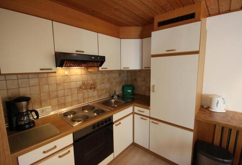 شقة غرفتين نوم مزودة بشُرفة, Waldhof