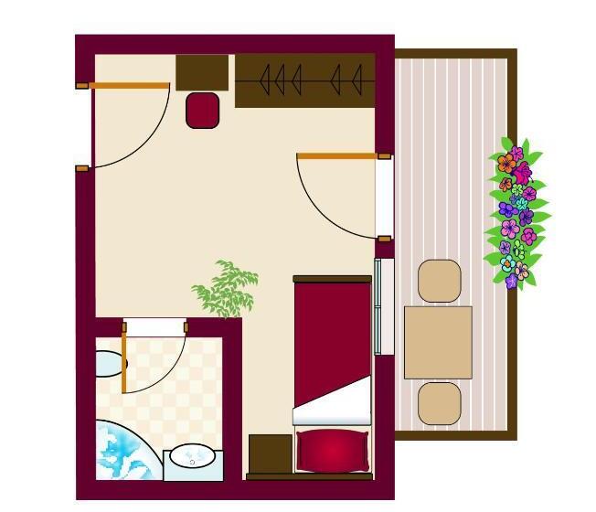 اتاق استاندارد یک نفره, Olympia Relax Hotel Leonhard Stock