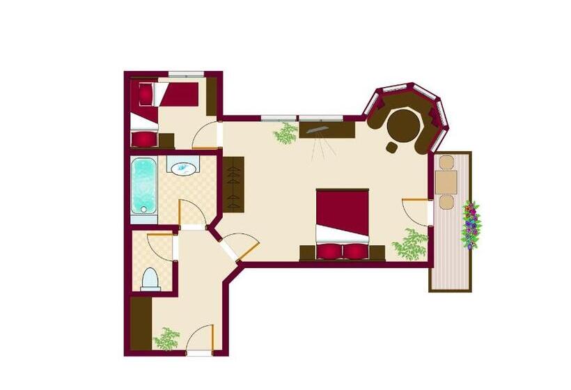 غرفة ديلوكس, Olympia Relax Hotel Leonhard Stock