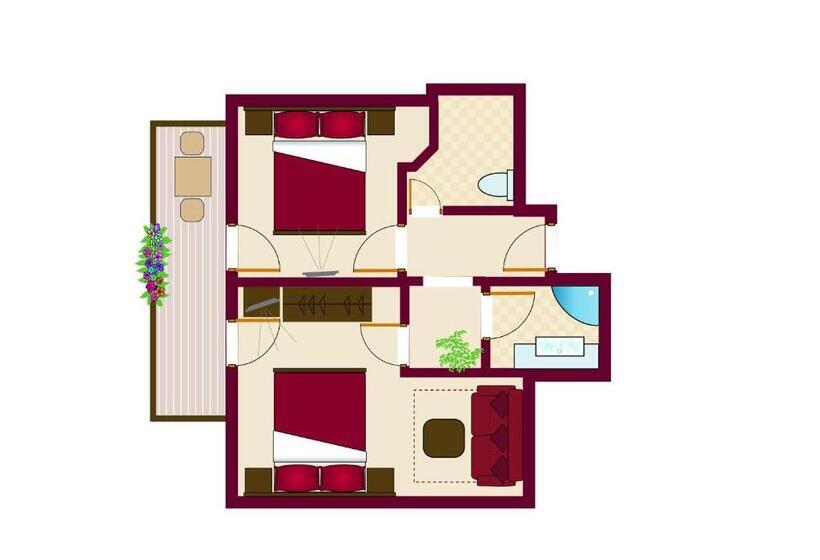 غرفة عائلية, Olympia Relax Hotel Leonhard Stock