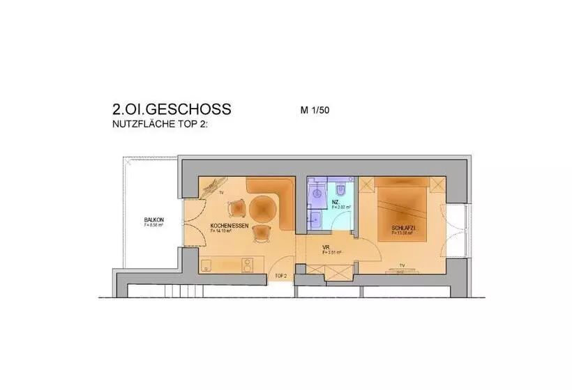 バルコニー付き１ベッドルームアパートメント, Seehotel & Seeapartments Kärntnerhof  Direkt Am See!