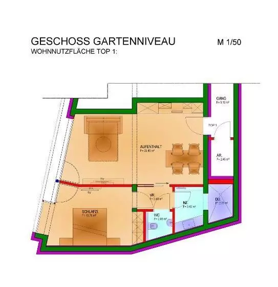１階の１ベッドルームアパートメント, Seehotel & Seeapartments Kärntnerhof  Direkt Am See!