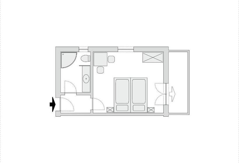 חדר סטנדרט נוף לאגם, Villa Marienhof