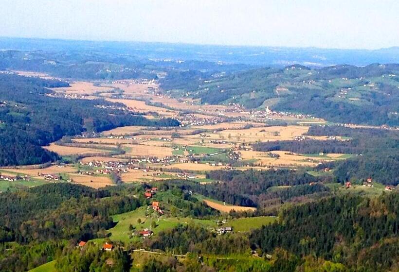 شقة غرفة نوم واحدة مزودة بشُرفة, Wohlfühlbauernhof Siebernegg