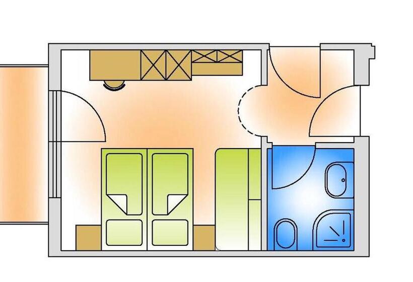 חדר סטנדרט עם מרפסת, Residence Hauserhof