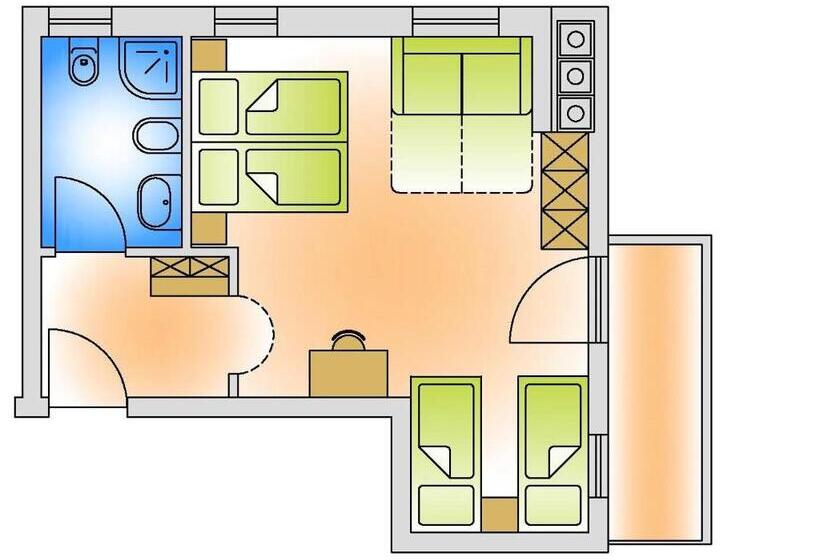 Семейный Номер Deluxe, Residence Hauserhof