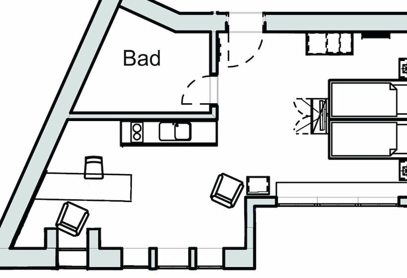１ベッドルームのコンフォーとアパートメント, Apartmenthotel Kaiser Karl