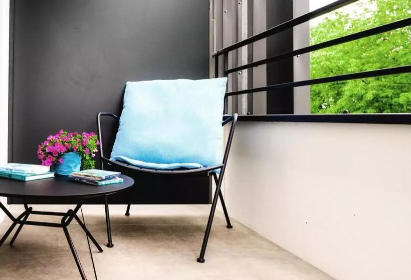 Camera Superiore con Balcone, Aqua Blu