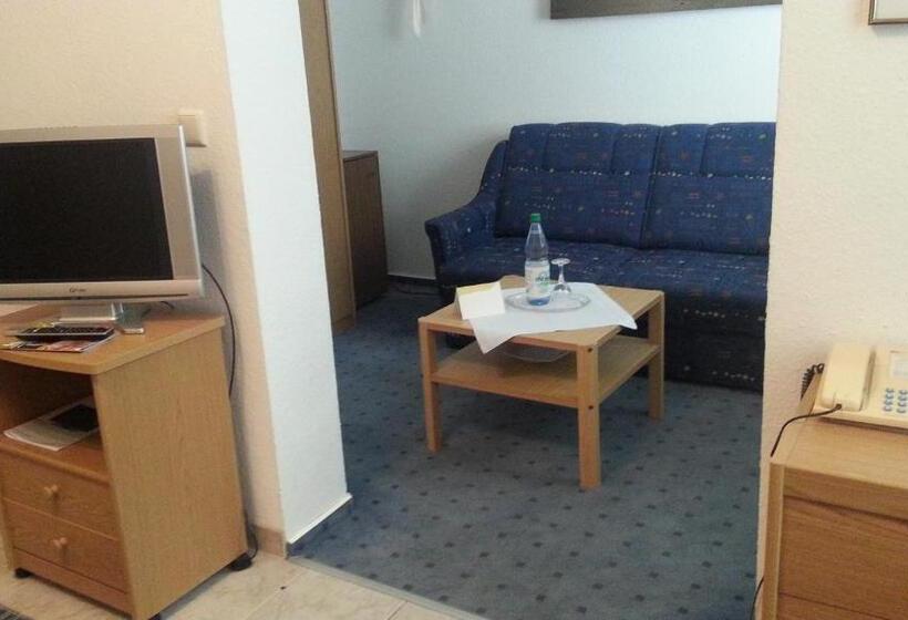 带阳台的标准单人间, Garni La Mer