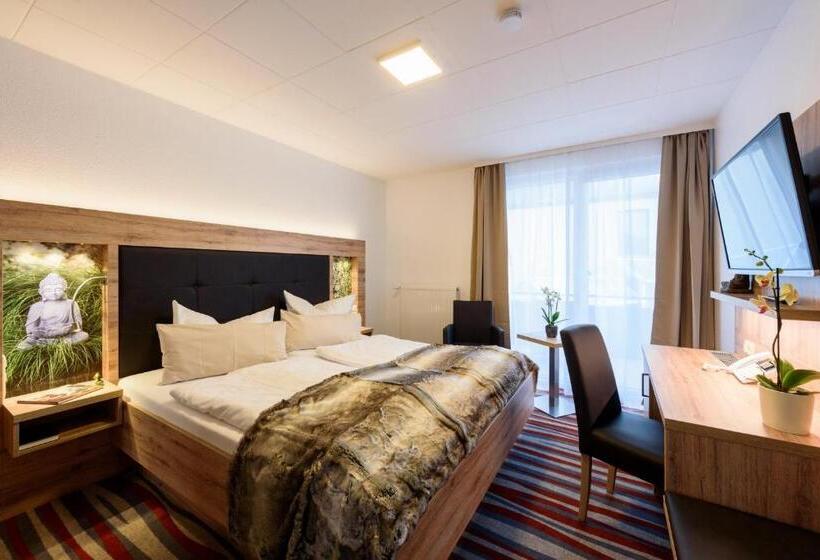 标准间带阳台, Wellness & Ayurveda Hotel Am Eichenberg