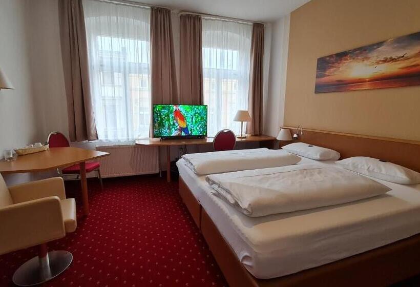 舒适型房间, City Hotel Am Wasserturm Halle