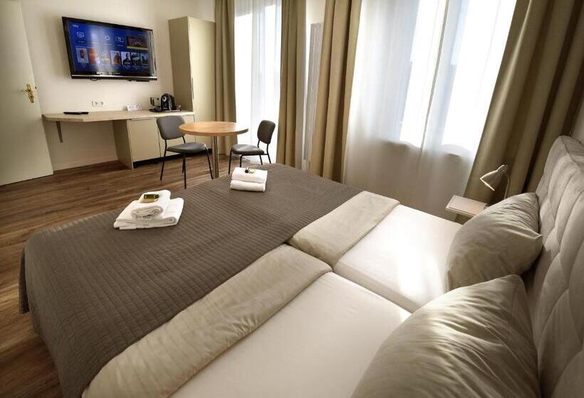 침실 1개 발코니 아파트, Burgerhof