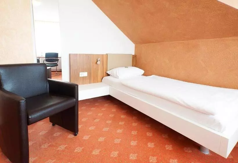 Standard Single Room, & Restaurant Ernst