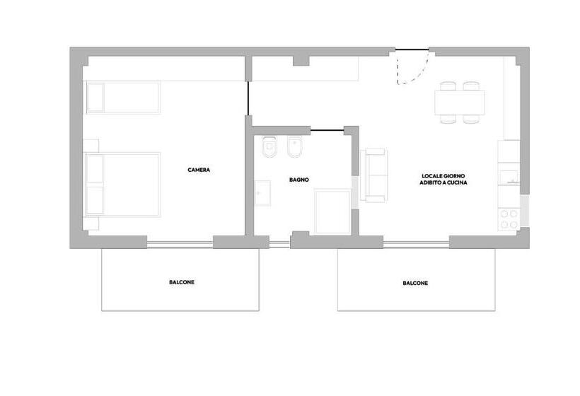 带1个卧室的公寓, Residence Al Frantoio