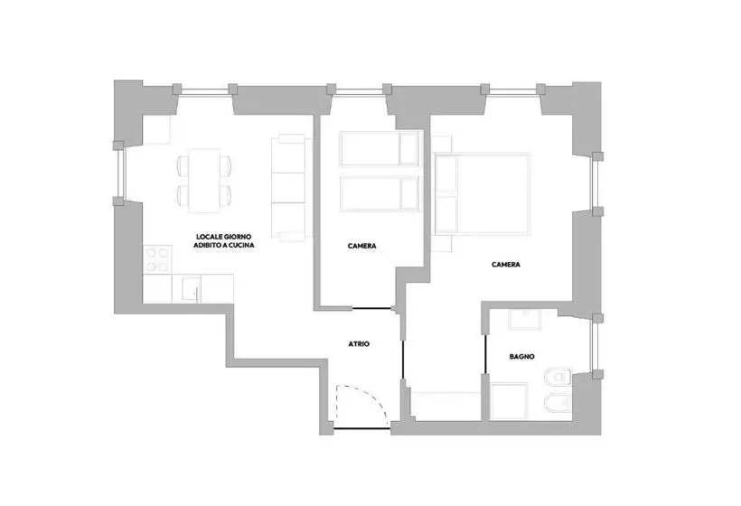 Huoneisto 2 Makuuhuonetta, Residence Al Frantoio