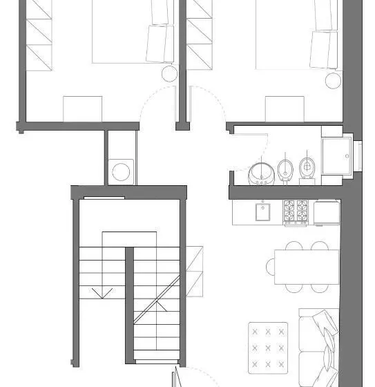 2ベッドルームアパートメント, Tenuta Torre Rossa Farm & Apartments