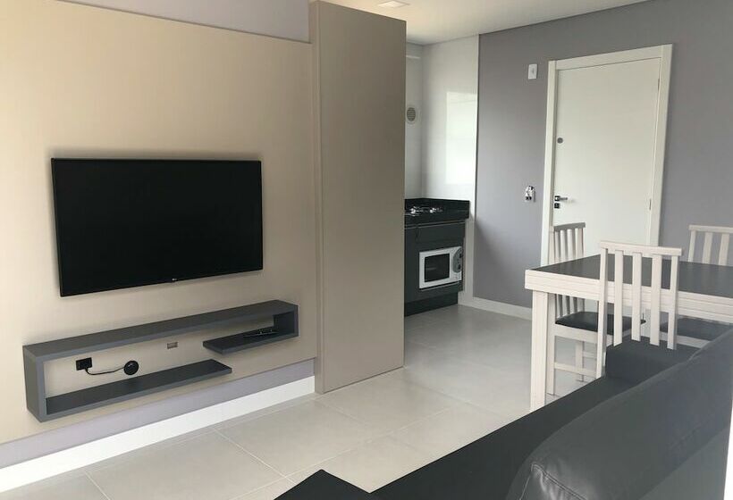 带1个卧室的高级公寓, Lagoinha Beach Residencial