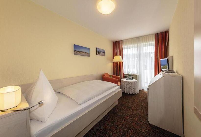 اتاق استاندارد یک نفره با چشم‌انداز دریا, Strandhotel Wietjes