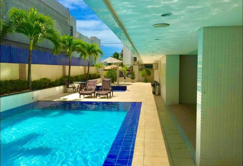 バルコニー付き１ベッドルームアパートメント, Flat Beira Mar Tambaú