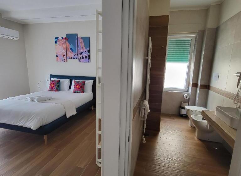 اتاق استاندارد با بالکن, B&b Salerno Urban Suite 57