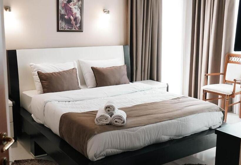 חדר סטנדרט נוף לים עם מרפסת, Kristal