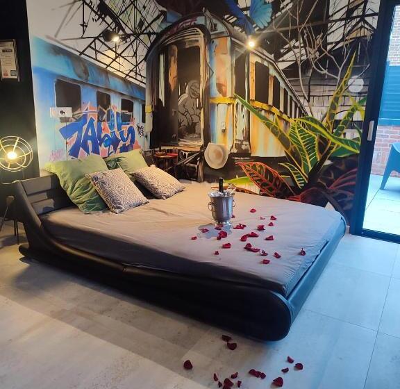 חדר סטנדרט עם ג'קוזי, Detente De La Lys