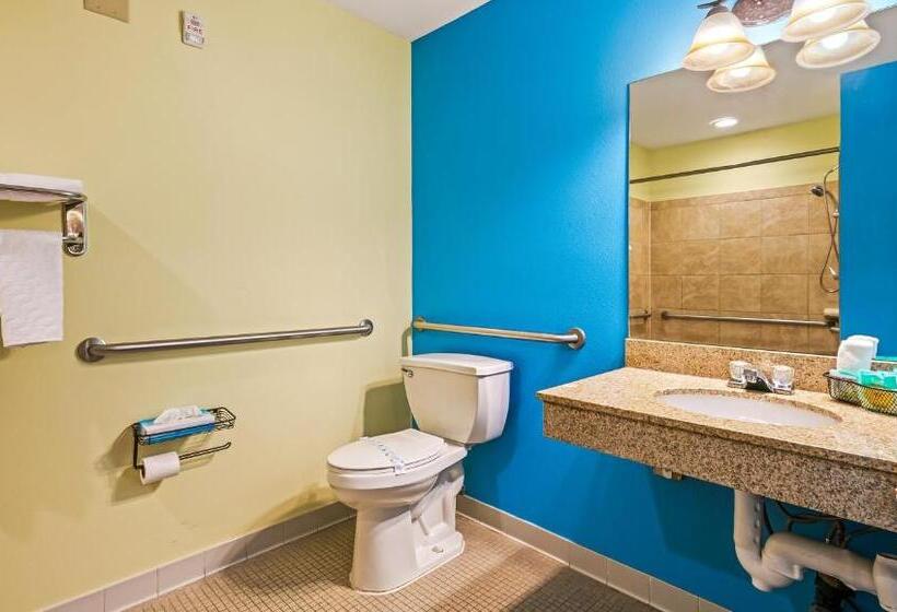 غرفة قياسية سرير ملكى لذوى الإحتياجات الخاصة, Magnuson Hotel Wildwood Inn Crawfordville
